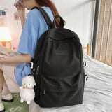 Casual Waterproof Nylon Women Bags School Backpack for Teenagers Girls Travel  Backbag Mochilas Female Small Bookbag Kawaii Bag