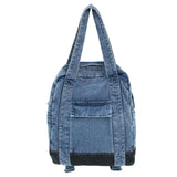 Patchwork Zipper High Capacity Thread Waterproof Denim Fashion Backpacks Hot Sale Versatile Women's Bags Bolsas Femininas