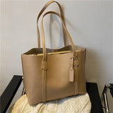 Big bag women's new fashion simple large capacity soft Pitot bag casual shoulder bag