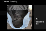 Korean Denim Women Backpacks Large capacity college backpack Casual female big Travel bag Teenage Girl School Bag Bagpack blue