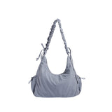 Fashion Large Capacity Nylon Bag Trend Versatile Style Leisure New Women's Shoulder Bags Concise Sewing Thread Tote Bags