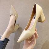 Pumps Red Shoes for Woman on Heeled Black Pointed Toe Women's Summer Footwear High Heels 39 Trend with Discount Vacation E