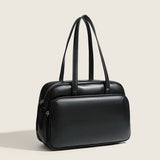 Solid Color Large Capacity Handbags Women High Quality Underarm Bag Casual Luxury Designer New Business Shoulder Bag Leather
