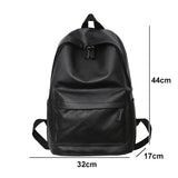 High Quality PU Leather Woman Backpack Large Capacity School Bag Unisex Laptop Backpack, Fashion Travel Rucksack Bagpack Mochila