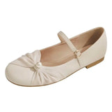 Round Toe Gothic Low Heel Elegant Shoes for Women Japanese Style Lolita Pearl Mary Jane Ladies Summer Footwear Shoe Stylish