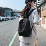 Denim Backpacks for Women New Zipper Fashion Backpack Casual Versatile Hot Sale Simplicity Basic Style Bolsas Femininas