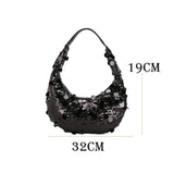 Luxury Sequin Women Bags Designer Sequins Hand Bag Evening Bags Clutch Female Travel Holiday Shoulder Bag Handbag