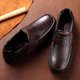 Genuine Leather Shoes Men Loafers Soft Cow Leather Men Casual Shoes New Male Footwear Black Brown
