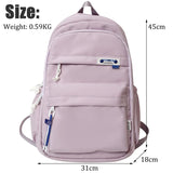 Fashion Multipocket Nylon Women Backpack Female Big Waterproof Back Bag Portable School Rucksack For Girl Student Schoolbag Cool