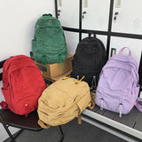 New Vintage Canvas Backpack Schoolbag for Teenage Girls Boys Mochila Woman Man Rucksack High Quality