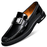 Patent Leather Loafers Men Casual Shoes For Gentleman Loafer Formal Shoes Instappers Heren Big Size 47 48