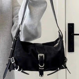 Vintage Korean All Match Streetwear Handbags Fashion Grunge Casual Shoulder Bags Y2k Aesthetic Ins Simple Crossbody Bags Trendy
