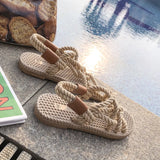 Sandals Woman Shoes Braided Rope with Traditional Casual Style and Simple Creativity Fashion Sandals Women Summer Shoes