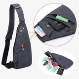 Personal Pocket Bag Men's Anti-theft Chest Bag Close-fitting Messenger Bag Shoulder Bag Splash-proof Capacity Travel Gun Bag