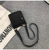 Classic Black White Waterproof Travel Bag Small Square Shoulder Bag Men Women Handbag Messenger Bag Unisex Crossbody Bag