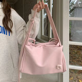 Cute Pink Shoulder Bags for Women Soft Pu Leather Ladies Tote Purse Large Handbags Casual College Girls Book Messenger Bags