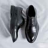 Brand Men Genuine Leather Shoes Black Wedding Bride For Formal Party Dress OEM Italian Men Shoes Casual Soft Casual Shoes