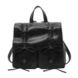 Hot Selling High-quality Drawstring Pleated Chain PU Women's Backpack  New Fashion Trend Buckle Zipper