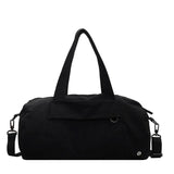 Zipper Nylon High Quality Travel Handbag Solid Color Versatile Large Capacity Crossbody Bag Soft Commuter Shoulder Bag