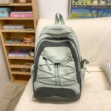 Spring New Style Nylon Solid Backpacks Large Capacity Simple Casual High Quality Schoolbags Back To School Season