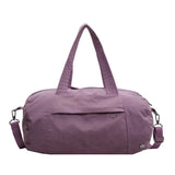 Zipper Nylon High Quality Travel Handbag Solid Color Versatile Large Capacity Crossbody Bag Soft Commuter Shoulder Bag