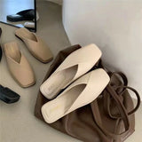 Mules Shoes Women Designer Summer New Ladies Slippers and Sandals Leather Fashion Mirror Luxury Home Indoor House Low Flat