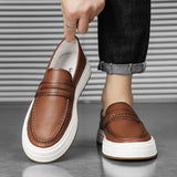 High Quality Classic Men's Casual Loafers Driving Shoes Moccasin Fashion Male Comfortable Genuine Leather Men Lazy Dress Shoes