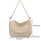 Solid Color Women Crossbody Bag Simple Ladies Shoulder Bag Waterproof Nylon Women'S Handbags Fashion Messenger Bag Women сумка