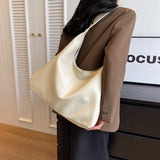 Big PU Leather Shoulder Bag for Women New Fashion Trend Designer Female Soft High-capacity Handbags Tote Bags