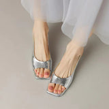 Open Toe Mid Heels Shoes Sandals Women Slides New Summer Brand Pumps Shoes Party Designer Dress Women Slippers Zapatillas