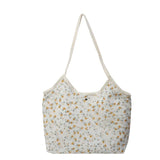 Nylon Fabric Magnetic Buckle Printed Shoulder Bag Summer  Light Luxury Large Capacity Beach Bag Soft  Comfortable Handbag