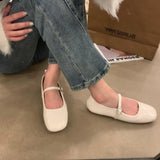 New Spring Summer Mary Jane Shoes Women Soft Sole Casual Outdoor Dress Ballet Shoe Round Toe Shallow Flats Zapatos De Mujer