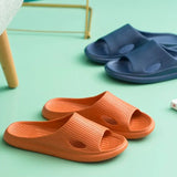 Women's Slippers And Ladies Sandals Slides Bedroom Summer Flat Shoes Bathroom On Beach F With Stylish Waterproof Shoe