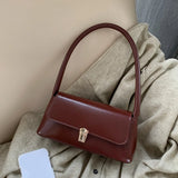 Luxury Brand Crossbody Bags For Women Fashion Design Underarm Woman Shoulder Bag Female Handbag And Purses Solid Color