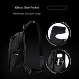 Men's Messenger Bag Shoulder Oxford Cloth Chest Bags Crossbody Casual Crossbody Bags Man Waterproof Chest Bag Anti Theft