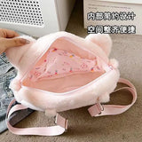 Funny Pig Backpacks Women 2025 Cartoon Embroidered Fluffy Crossbody Shoulder Ita Bags Y2K Subculture Designer Bolso Mujer