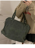 Vintage Casual Tote Bags Women Y2k Grunge Fairy Core Large Capacity Handbags Ladies Retro Harajuku Designer Luxury Bag