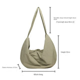 Small Fresh Nylon Crossbody Bag New Fashion Large Capacity Shoulder Bag Japan Style Leisure Hobos Bag  Items Women