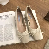 Shallow Mouth Square Toe Grandmother's Leather Shoes 3cm Heels Chunky Sandals Brief Pumps All-Match Clogs for Women 5cm Blo