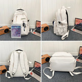 Women Backpack Female Waterproof Nylon Travel Bag Large Capacity Kawaii Schoolbag For Teenage Girl Boy Student Bookbag