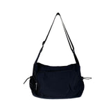 Nylon Solid Colors Hot Selling Crossbody Bag Zipper Trendy Fashion Shoulder Bag Soft Simple Large Capacity Handbag