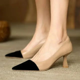 Fashion Women's Shoes Shallow-mouthed Women's High-heeled Shoes Sexy Pointed Toe High-heeled Shoes Zapatos De Mujer