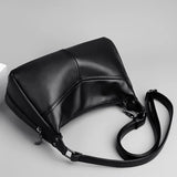 New Fashionable Message Daily Casual Tote Women Geniune Leather Shoulder Bags Big Pocket Adjustable Strap High Capacity