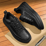 Classic New Men's Genuine Leather Casual Shoes Thick Sole Oxford Shoes Men's Business Dress Shoes Outdoor Sports Shoes