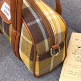 Sweet Plaid Large Capacity Women Shoulder Bag Fashion Casual Retro Ladies Messenger Bags Simple Novel Female Handbags Purse Tote