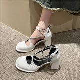 Fashion Womens Shoes High Heel Sandals Shallow Mouth Round Toe Suit Female Beige Luxury High-heeled Elastic Band  Retro