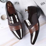 Shoes Men Slip on Men Dress Oxfords Fashion Business Dress Men Shoes New Classic Leather Men'S Suits Shoes Man Shoes