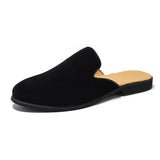 Italian Luxury Slip-On Loafers Men's white Daily Soft Sole Casual Shoes Outdoor Business Dress Shoes Indoor mens leather sandals