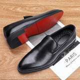 Classic Red sole Men's Casual Loafers Driving Shoes Moccasin Fashion Male Flats Breathable Men Lazy Shoes Slip-On Wedding Shoes