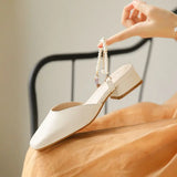 Women's Mules With Comfortable Summer New Fashion Designer Rhinestone Elegant Mirror Luxury Ladies Slippers And Sandals
